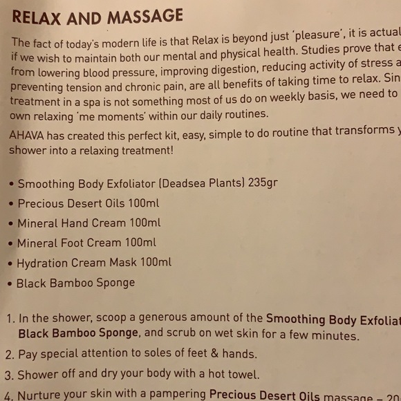 NWT AHAVA skincare set - Picture 3 of 6